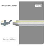 Moldura Funcional LED 74x148 mm EPS Blanco Tira 2 m