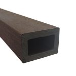 Viga Co-extruida Marrón Oscuro Mate 60x40 mm Tira 2.9 m
