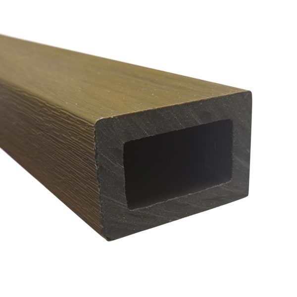 Viga Co-extruida Marrón Mate 60x40 mm Tira 2.9 m