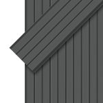 Revestimientos Wall Panel Serie V 2.9 m Gris Mate Tira WPC