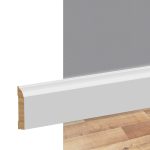 Zócalo de Pino Kflooring Moldurado Prepintado 69 mm Blanco 305 cm
