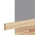 Zócalo de Pino Kflooring Curvo 45 mm Natural 305 cm