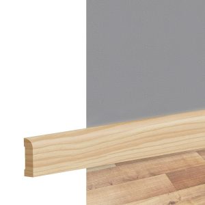 Zócalo de Pino Kflooring Curvo 45 mm Natural 305 cm