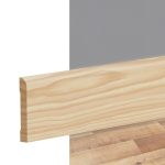 Zócalo de Pino Kflooring Curvo 94 mm Natural 305 cm