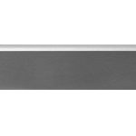 Zócalo Atenneas 60 mm MDF Foliado Aluminio Brillante Tira 2.75 m