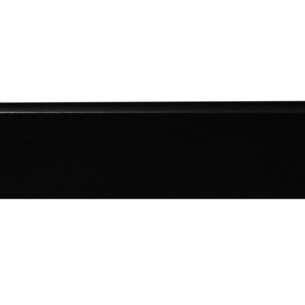 Zócalo Atenneas 60 mm MDF Foliado Negro Mate Tira 2.75 m