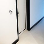 Zócalo Atenneas 60 mm MDF Foliado Negro Mate Tira 2.75 m
