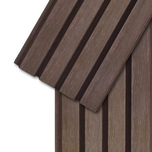 Revestimiento Wall Panel WPC Acanalado Exterior Chocolate 2.90 m