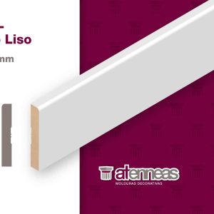 Zócalo Curvo Atenneas 9.5 cm MDF prepintado blanco / apto para contramarco 275 cm
