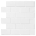 Frigg 30.5X30.5 cm PU Subway Blanco Brillante