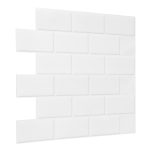 Frigg 30.5X30.5 cm PU Subway Blanco Brillante