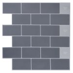 Frigg 30.5X30.5 cm PU Subway Gris Brillante