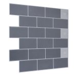 Frigg 30.5X30.5 cm PU Subway Gris Brillante