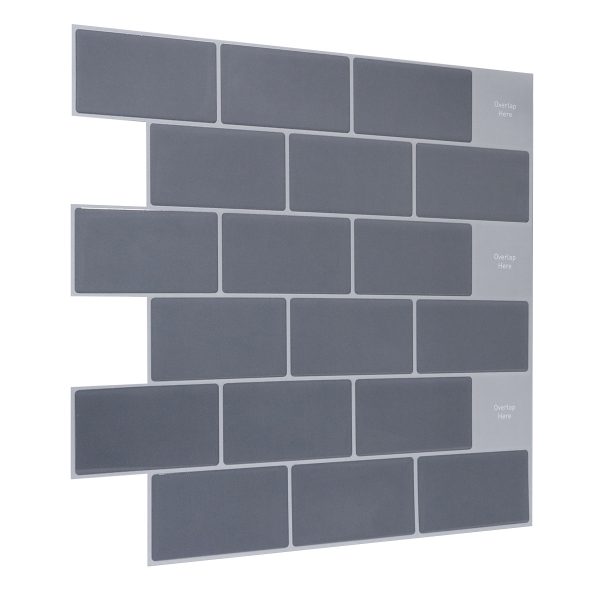 Frigg 30.5X30.5 cm PU Subway Gris Brillante