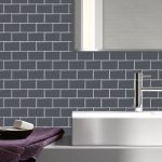 Frigg 30.5X30.5 cm PU Subway Gris Brillante