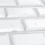 Frigg 30X30 cm PVC Ladrillo Blanco Mate