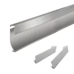 Zócalo LED Lumière Atrim 13 mm Aluminio Anodizado