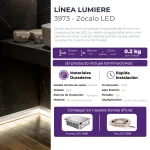 Zócalo LED Lumière Atrim 13 mm Aluminio Anodizado - Imagen 6