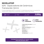 Espaciador Cruceta Atrim 1.5mm x 250 Unidades - Imagen 8