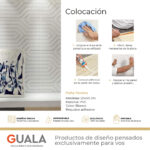 Placas 3D Antihumedad PVC Diagonal Blanco Revestimiento Frigg 50x50 cm Pack x12 - Imagen 6
