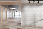 Placas 3D Antihumedad PVC Rombo Blanco Revestimiento Frigg 50x50 cm Pack x12 - Imagen 5