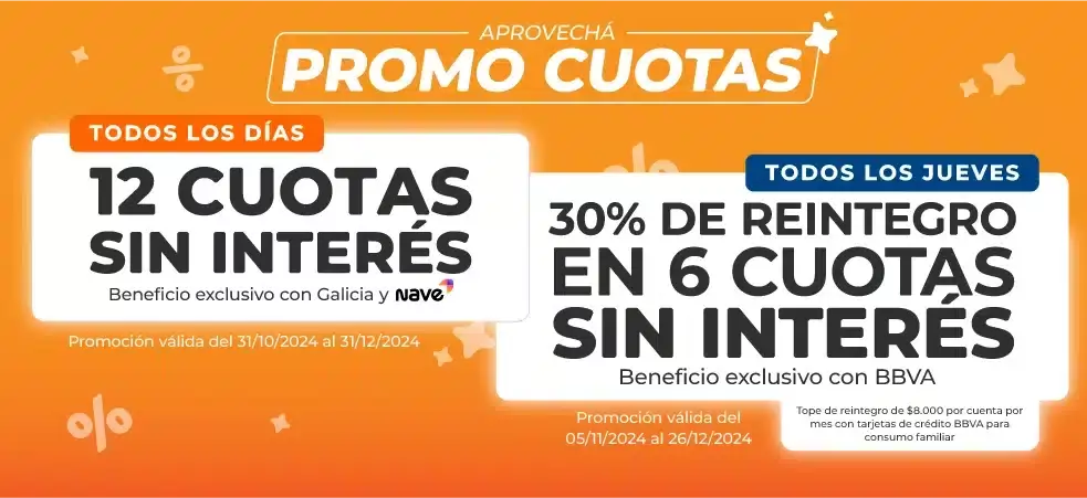 Cuotas sin interés Guala